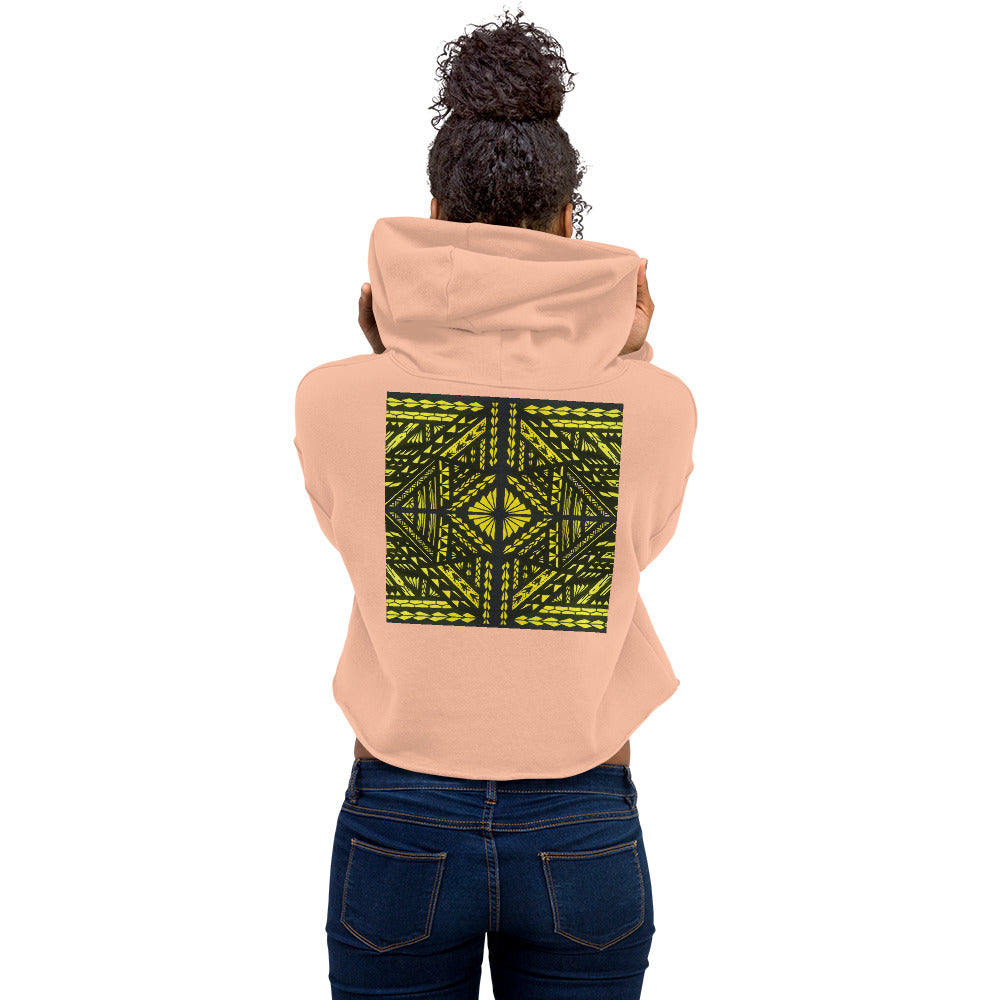 Tribal Crop Hoodie