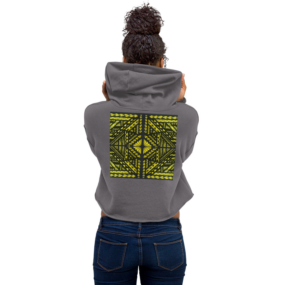 Tribal Crop Hoodie